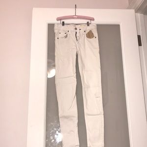 Rag & Bone White Capri skinny Jeans